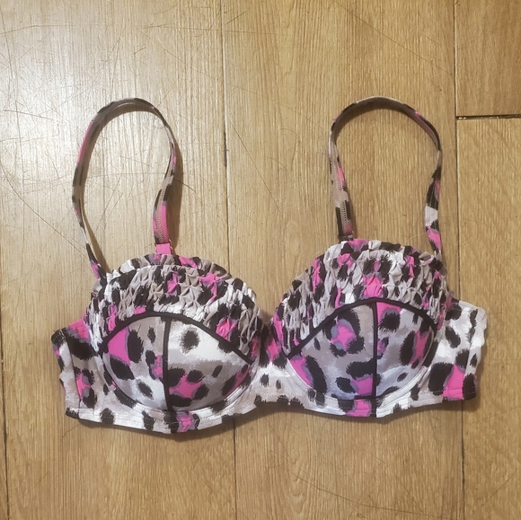 Vintage Betsey Johnson Animal Attraction Underwire Bikini Top. - Picture 6 of 16
